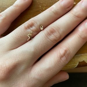 BLVA 14k gold snake end + freebie ✨